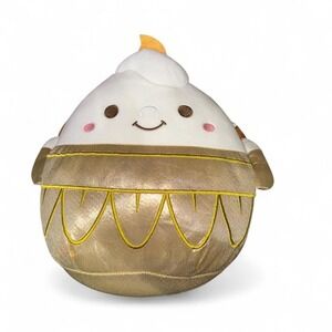 Beauty & The Beast Candle Lumiere Gold Squishmallows‎ Pillow by Disney